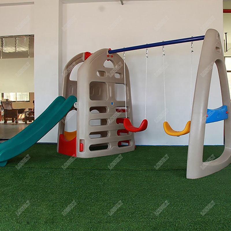 Backyard Plastic Slide and Swi - Kids Outdoor Swing Set With Slide ulasan dan harga