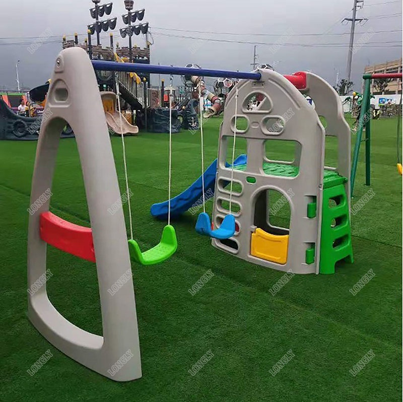 Backyard Plastic Slide and Swi - Kids Outdoor Swing Set With Slide ulasan dan harga