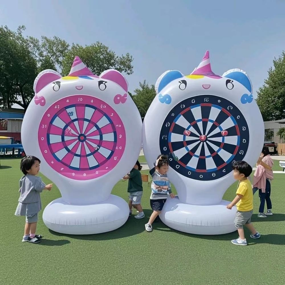 Inflatable Unicorn Throwing Ga - Kids Outdoor Easter Toys ulasan dan harga