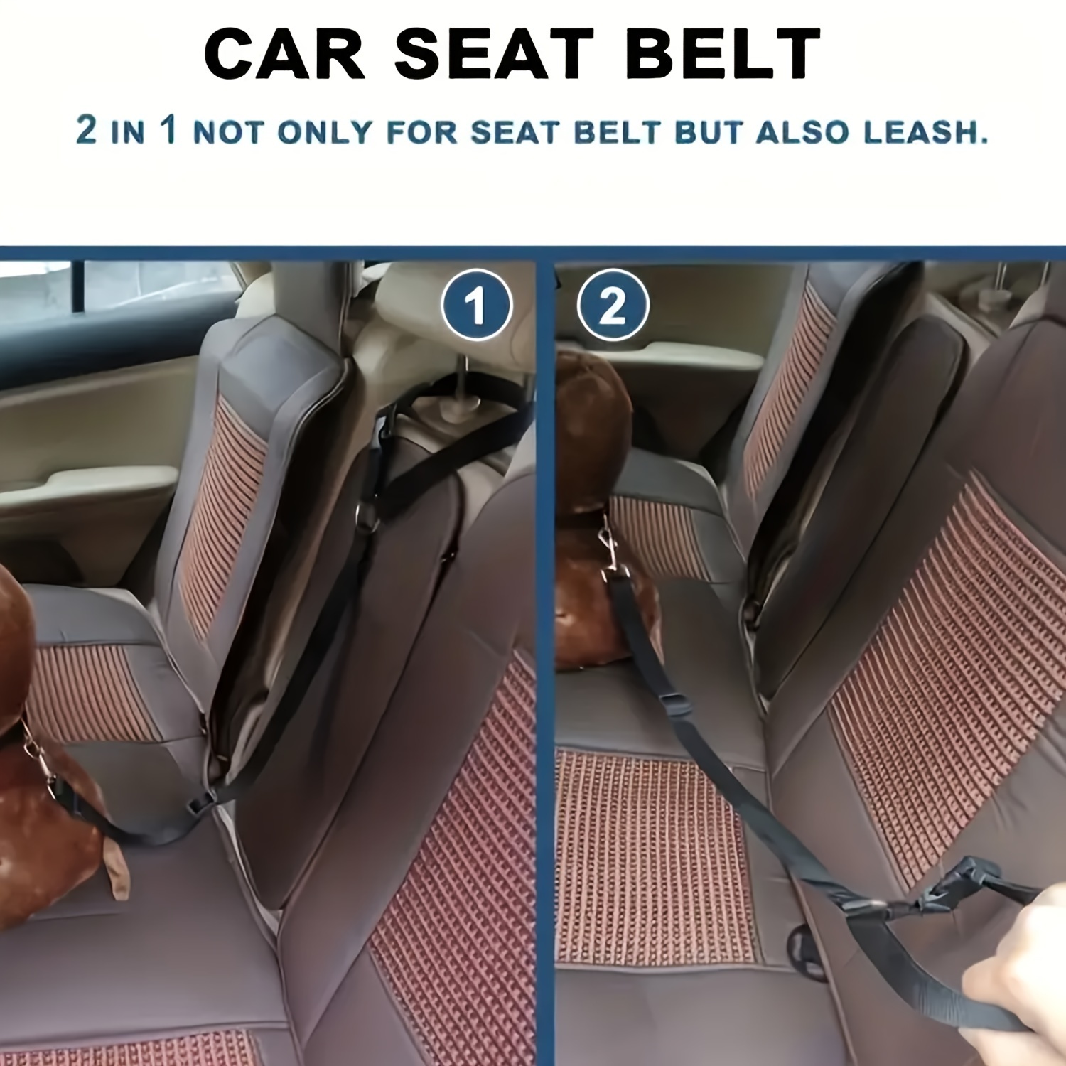 Solid Color Two-in-one Pet Car - Swing Seat Belt ulasan dan harga