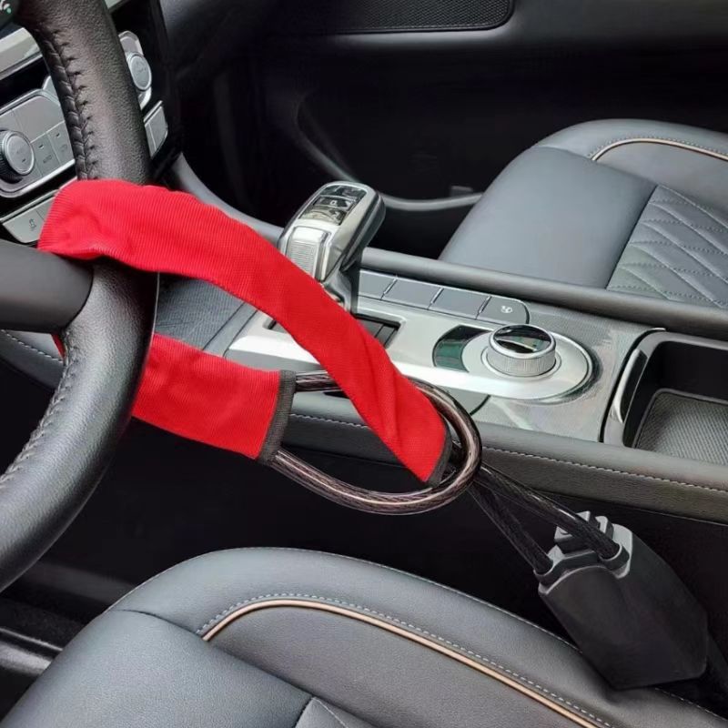 Car Steering Wheel Steel Lock  - Swing Seat Belt ulasan dan harga