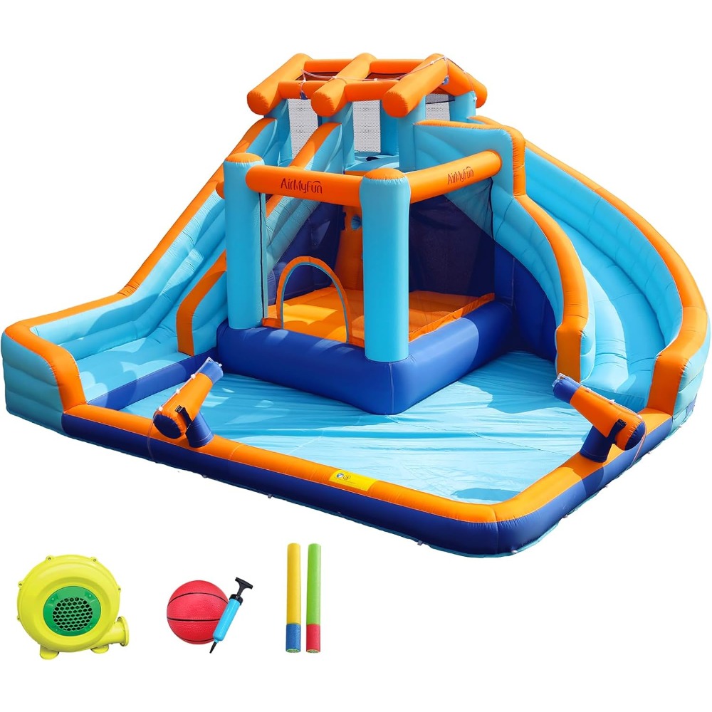 Large Water Slide Bounce House - Play Kids Outdoor ulasan dan harga