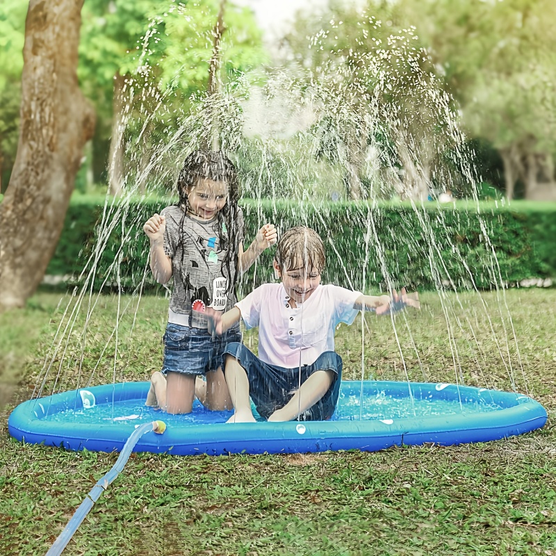 Children Play Spray Mat 100cm  - Kids Outdoor Water Sprinkler ulasan dan harga
