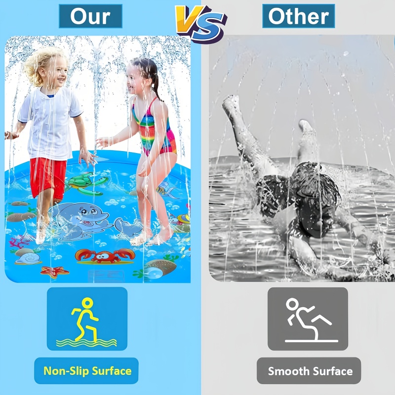 Children Play Spray Mat 100cm  - Kids Outdoor Water Sprinkler ulasan dan harga