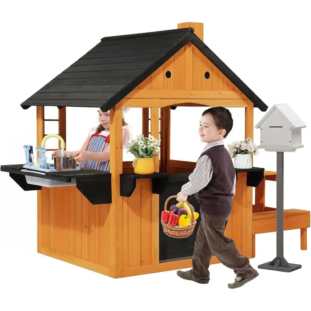 MOR Kids Outdoor Playhouse wit - Kids Outdoor Sink ulasan dan harga
